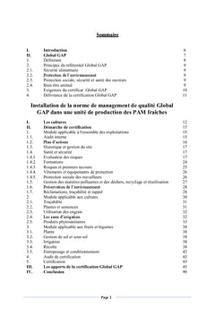 La certification Global G.A.P.