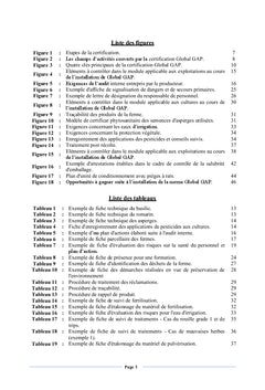 La certification Global G.A.P.