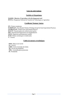 La certification Global G.A.P.