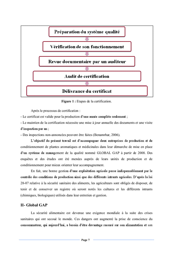 La certification Global G.A.P.