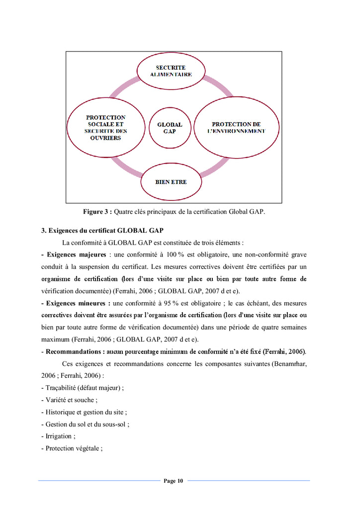 La certification Global G.A.P.