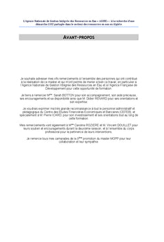 L'AGIRe Algerie A la recherche d'une demarche participative
