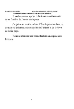 Guide pratique des droits des enfants et eleves