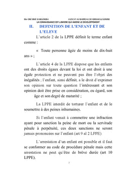 Guide pratique des droits des enfants et eleves