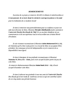 Application d'un (SIG) pour la gestion des eaux d'irrigation dans mco