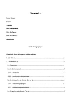 Application d'un (SIG) pour la gestion des eaux d'irrigation dans mco