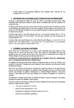 La pratique de la guérison divine dans l'église locale