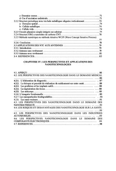 Étude et Conception des Circuits en Nanotechnologies: CNT,FET,Antennes