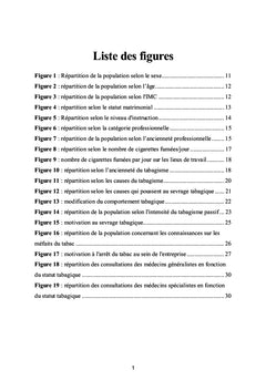 Evaluation du Cout du Tabagisme dans Une Societe Nationale