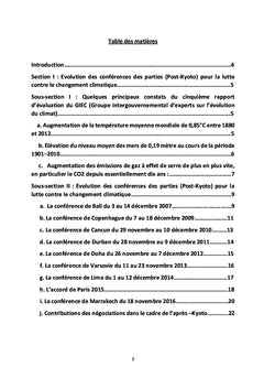Lutte contre les changements climatiques