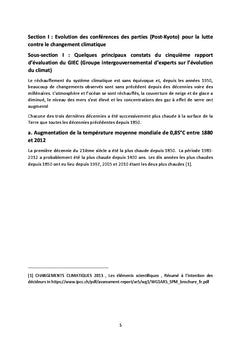 Lutte contre les changements climatiques