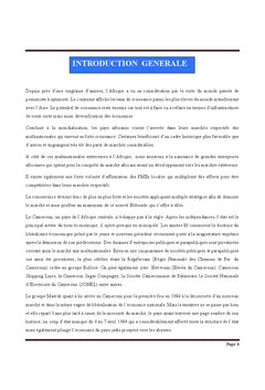 La scission des activités d'une Multinationale au Cameroun