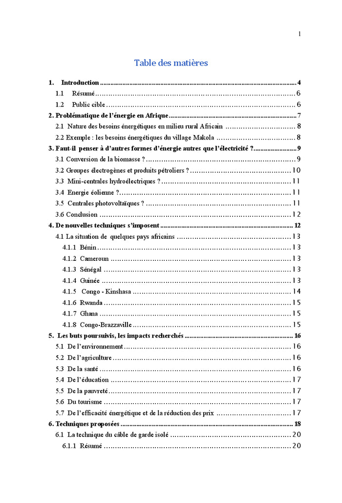 Electrification rurale en Afrique