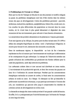 Electrification rurale en Afrique