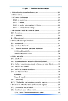 Effet de la geometrie de l'echangeur de chaleur