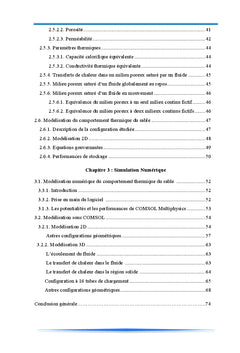 Effet de la geometrie de l'echangeur de chaleur