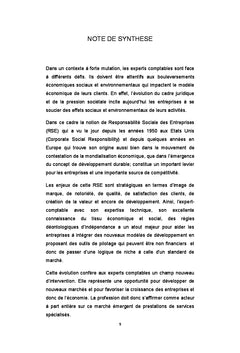 L'expert-comptable et la Responsabilité Sociale des Entreprises (RSE)