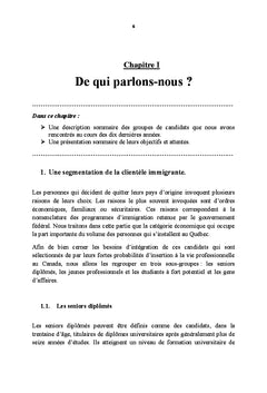 Défis d'intégration des immigrants au Québec