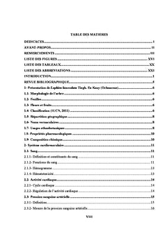 Pharmacologie et toxicologie d'extraits de Lophira lanceolata