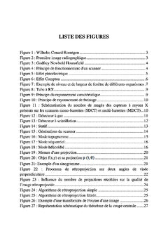 Reconstruction tomographique des images tomodensitometriques