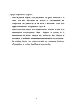 Reconstruction tomographique des images tomodensitometriques