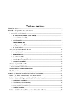 L'information financiere: l'impact d'un evenement sur le cours boursier