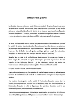 L'information financiere: l'impact d'un evenement sur le cours boursier