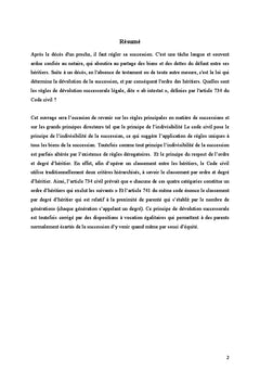 « Héritage et successions : les grands principes »