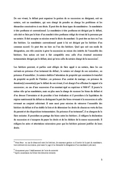 « Héritage et successions : les grands principes »