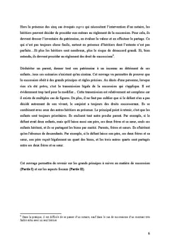 « Héritage et successions : les grands principes »