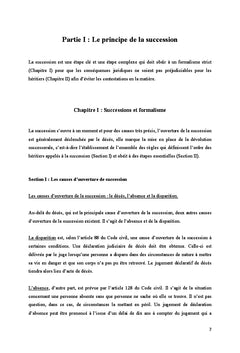 « Héritage et successions : les grands principes »
