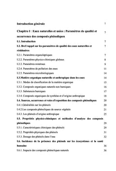 Les eaux phénolées, traitement physico-chimique et biologique