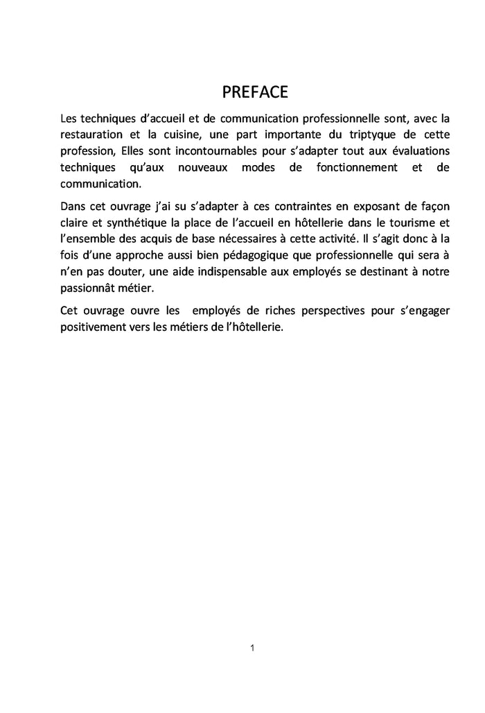 Formation des guides et des responsables d'accueil et restauration