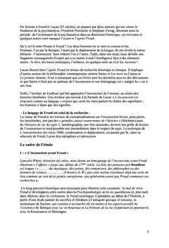 L'inconscient, avant Freud et après Freud