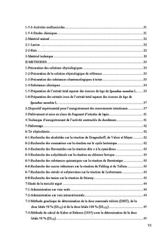 Activité antidiarrhéique de Spondias mombin chez les mammifères