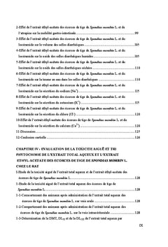 Activité antidiarrhéique de Spondias mombin chez les mammifères