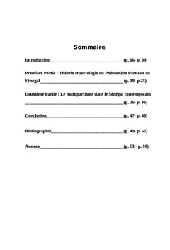 Les partis politiques sénégalais