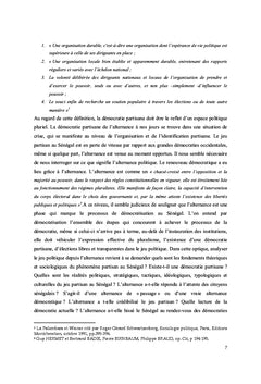 Les partis politiques sénégalais