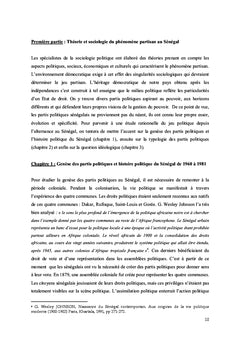 Les partis politiques sénégalais