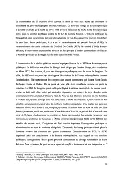 Les partis politiques sénégalais