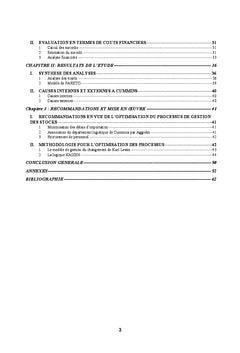 Problematique de la gestion des stocks