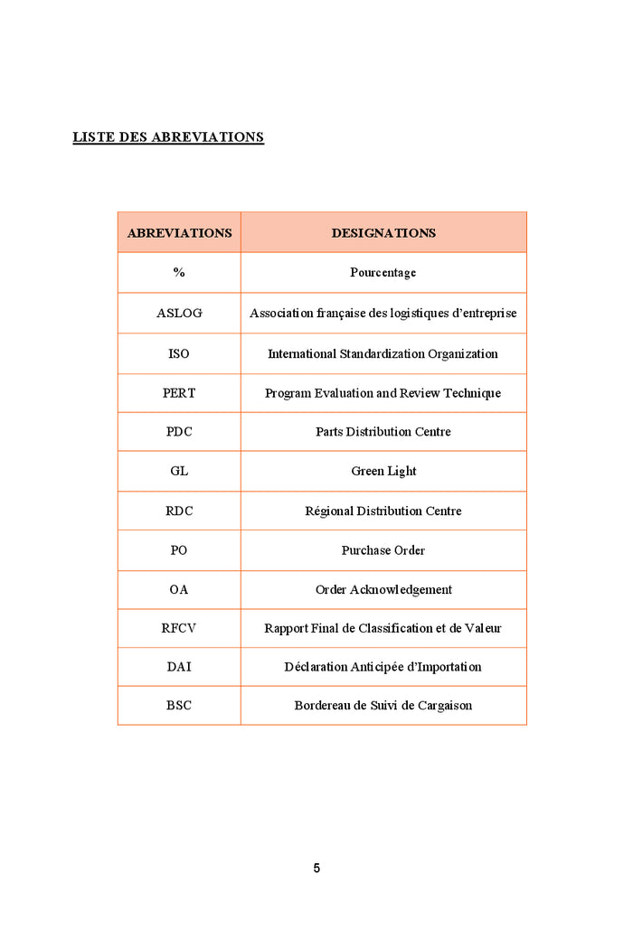 Problematique de la gestion des stocks