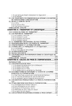 Les aspects pratiques du commerce international