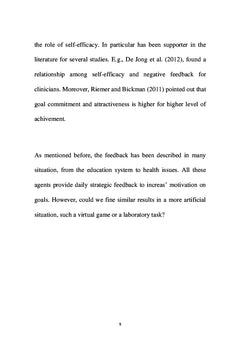 Great work and well-done: Examinig feedback effects on a laboratory
