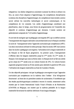 Evaluation comparative des resultats des eleves au Mali