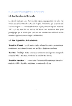 Evaluation comparative des resultats des eleves au Mali