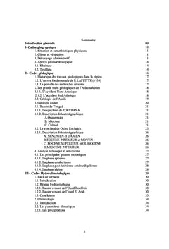Hydrogéologie et impact socioéconomique