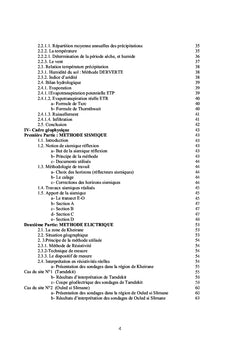 Hydrogéologie et impact socioéconomique