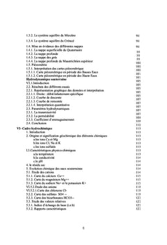 Hydrogéologie et impact socioéconomique