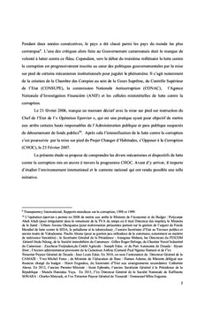 Le projet Changer d'Habitudes, s'Opposer à la Corruption au Cameroun